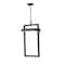 Z-Lite Luttrel 1 Light Outdoor Chain Mount Ceiling Fixture, Black & Sand Blast 566CHXL-BK-LED - alternate 3